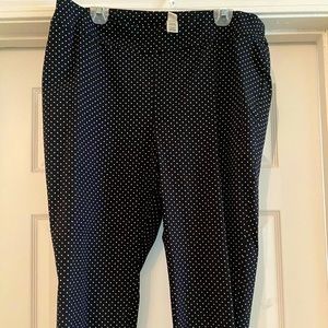 Black and white pixie pants